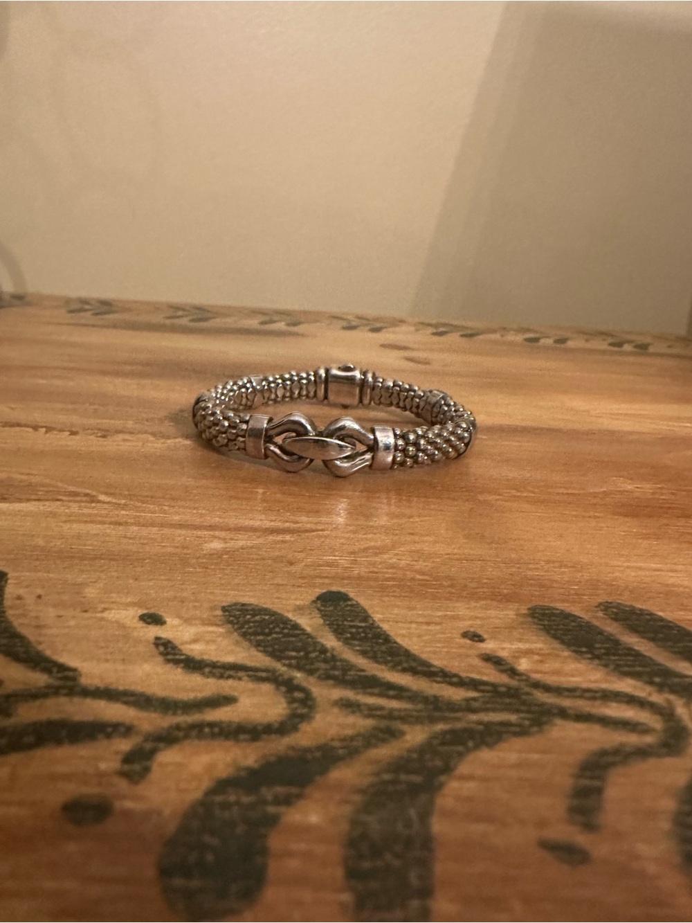 Lagos 9mm Caviar Buckle Bracelet